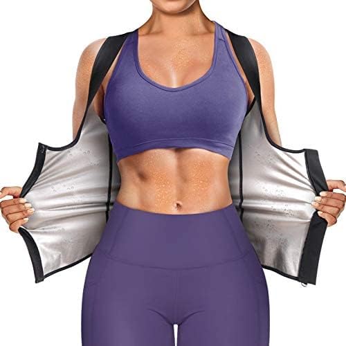 Junlan Women's Zipper Sauna Vest product photo